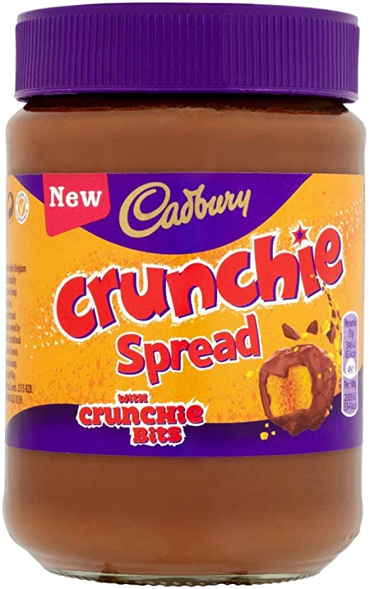 Cadbury Crunchie Spread With Crunchie Bits 400 Gm Uk