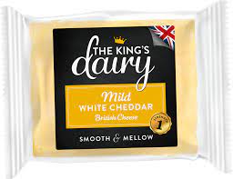 The King's Dairy Coloured Mild Cheddar Cheese- (uk)