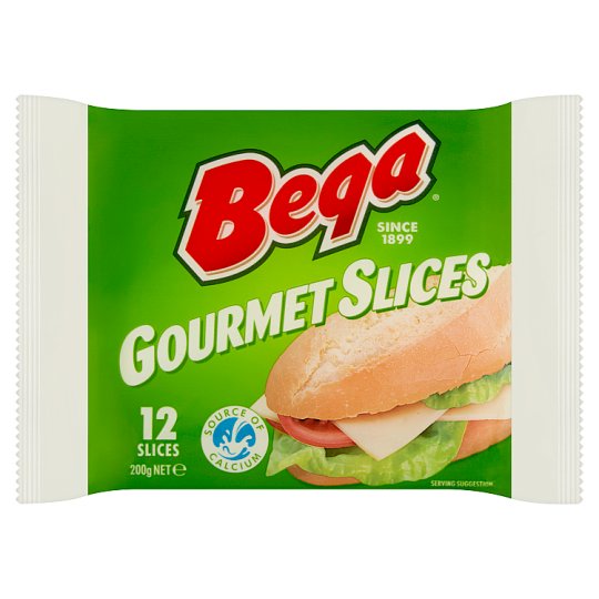 Bega Gourmet Slices Cheese 200 Gm Au