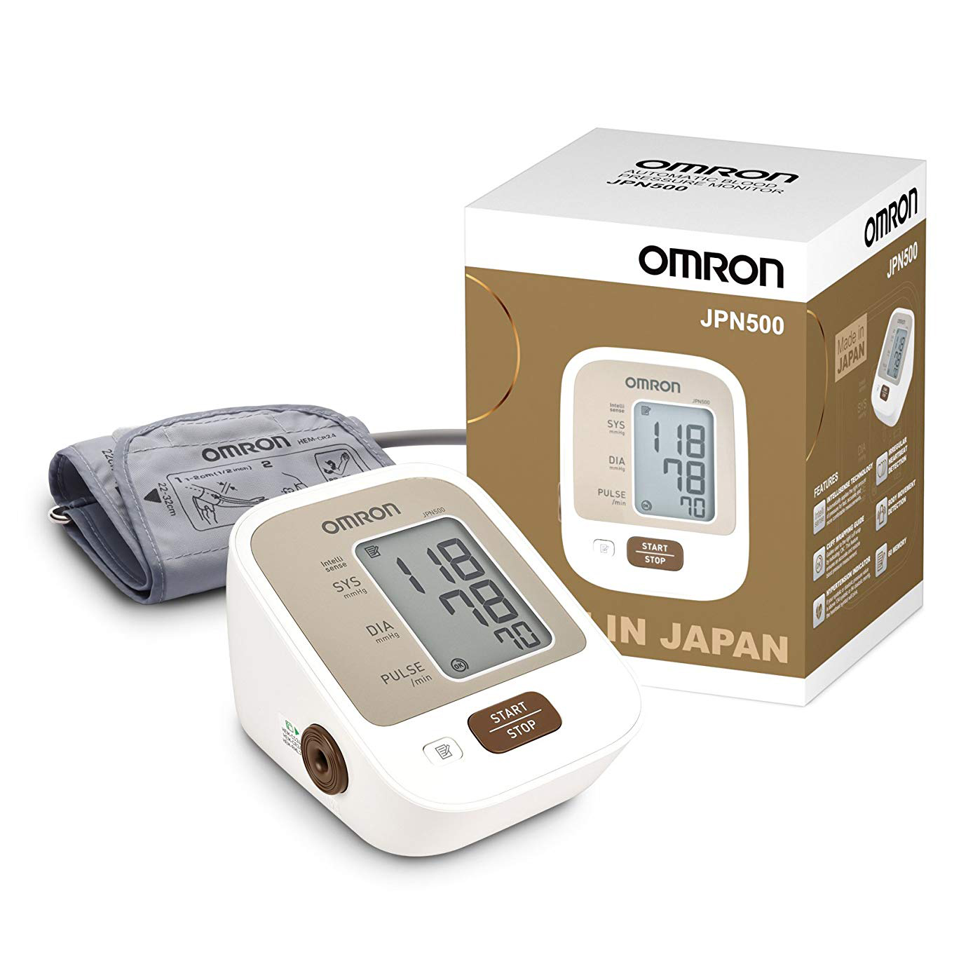 Omron Blood Pressure Monitor Jpn500 Device