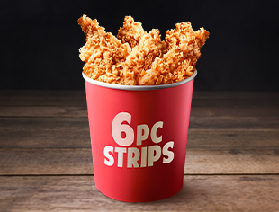 6 Pc Boneless Strips