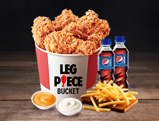 5pc Leg Piece Bucket Meal