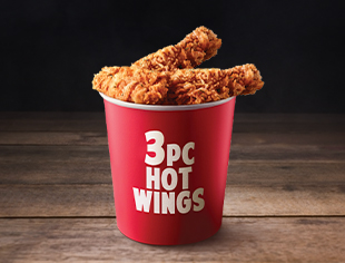 3 Pc Hot Wings