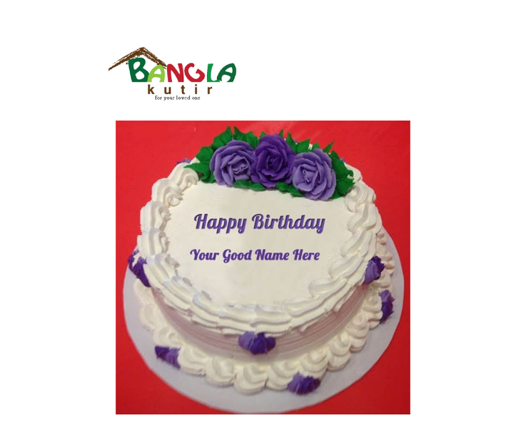Round Shape Vanilla Cake 1 Kg