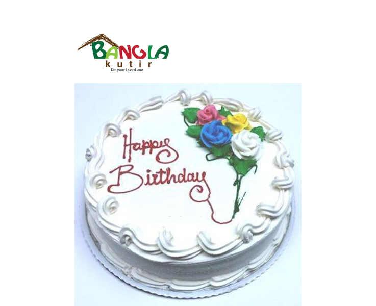 Vanilla Round Cake 2 Kg 