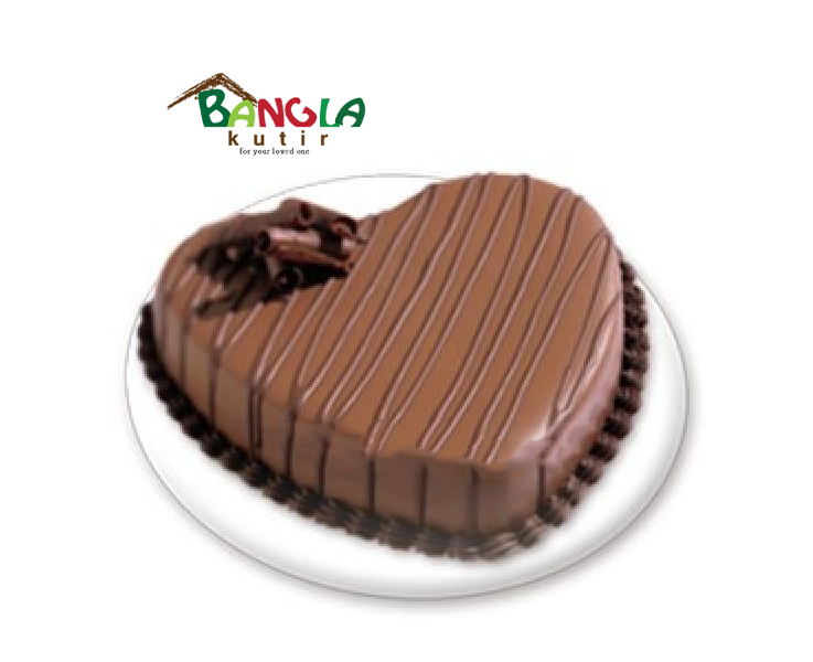 Heart Shape Chocolate Cake 2kg