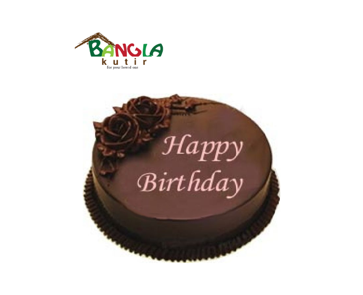 Round Shape Chocolate Cake 2 Kg