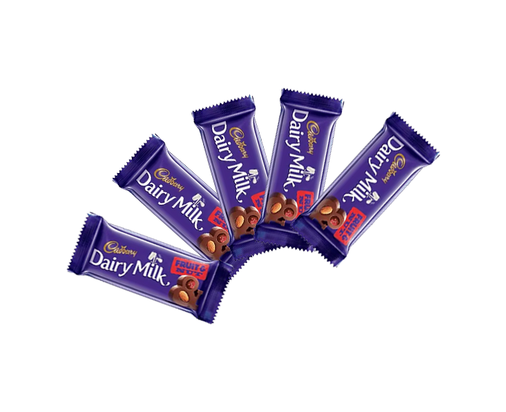 Cadbury Dairy Milk Fruit & Nut 36gm (5pcs)