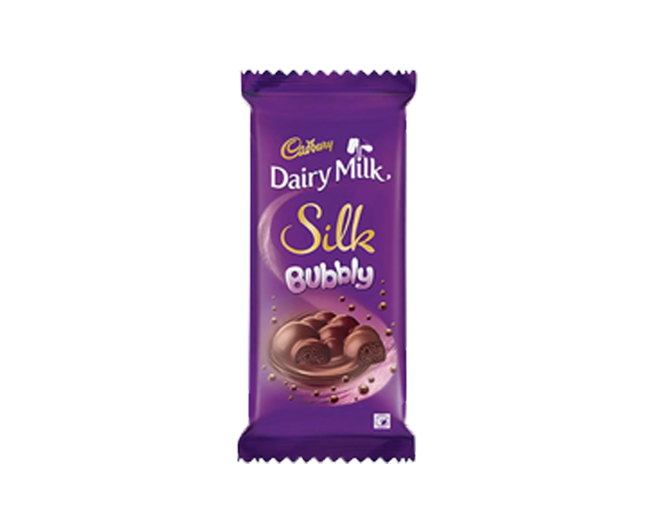 Cadbury Dairy Milk Silk Bubbly 120gm (1pcs)