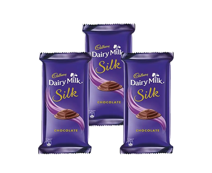 Cadbury Dairy Milk Silk Plain 60gm (3pcs)