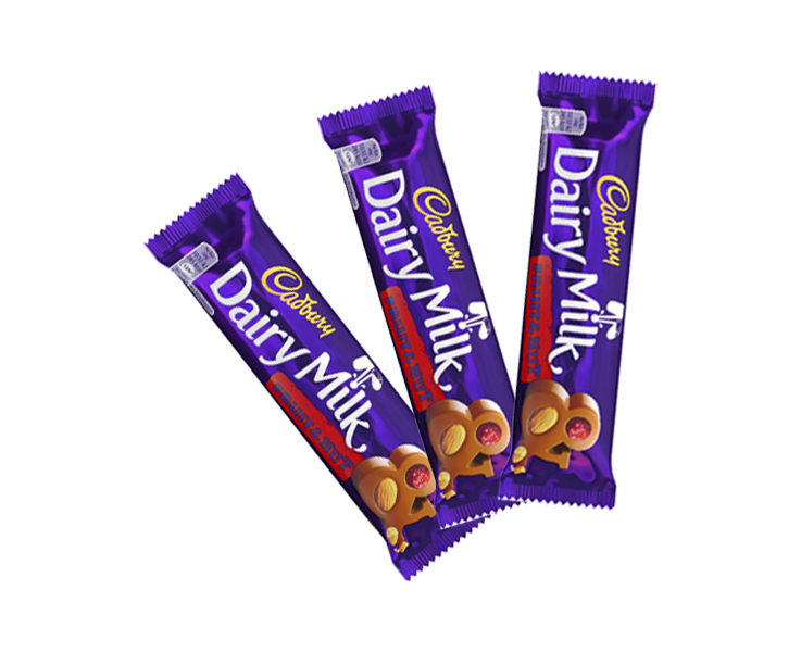 Cadbury Fruit & Nut Bar 49gm (3pcs)