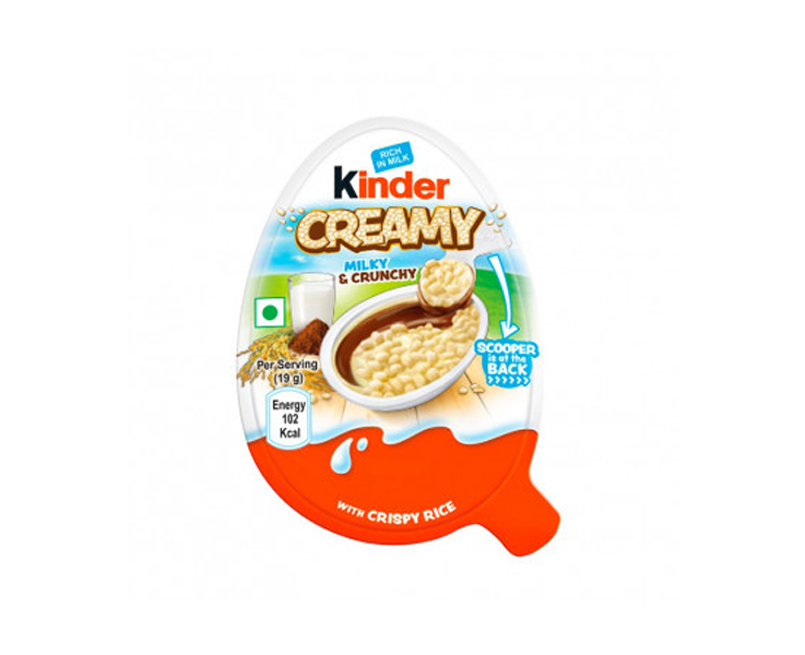 Kinder Creamy Milky & Crunchy 19gm (5pcs)