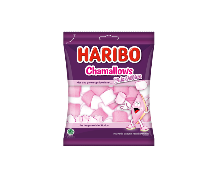 Haribo Chamallows Pink & White Candy 150gm (1pkt)