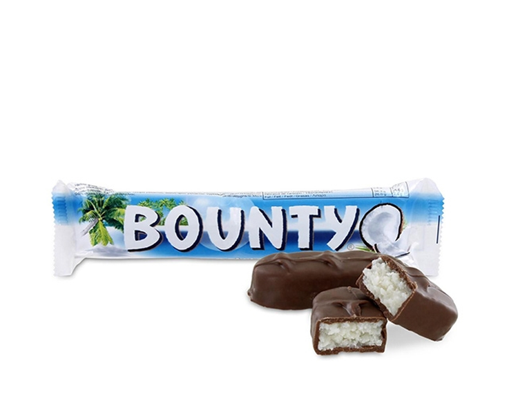 Bounty Chocolate Bar Double 57gm (5pcs)