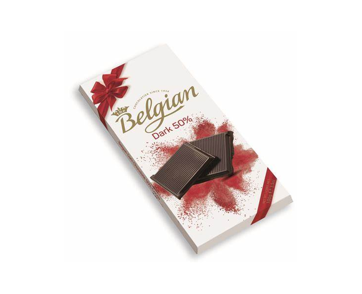 Belgian 50% Dark Chocolate 100gm (1box)