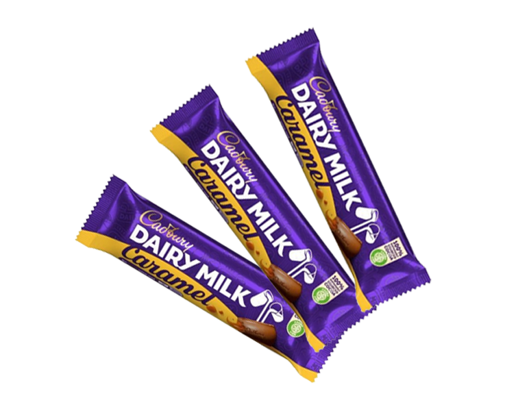 Cadbury Dairy Mild Caramel 45gm (3 Pcs)