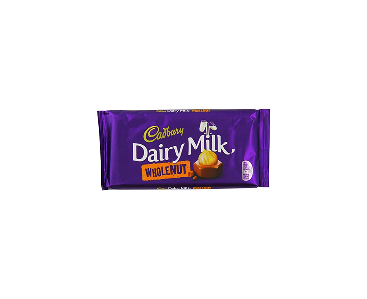 Cadbury Dairy Whole Nut 200gm (1 Pcs)