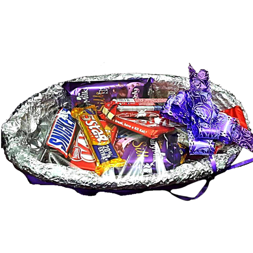 A Basket Of 20 Mixed Chocolates