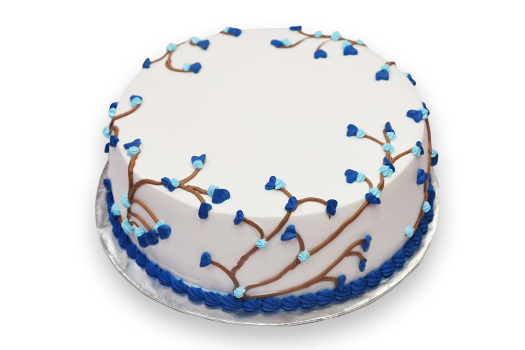 Blue Blossom Cake