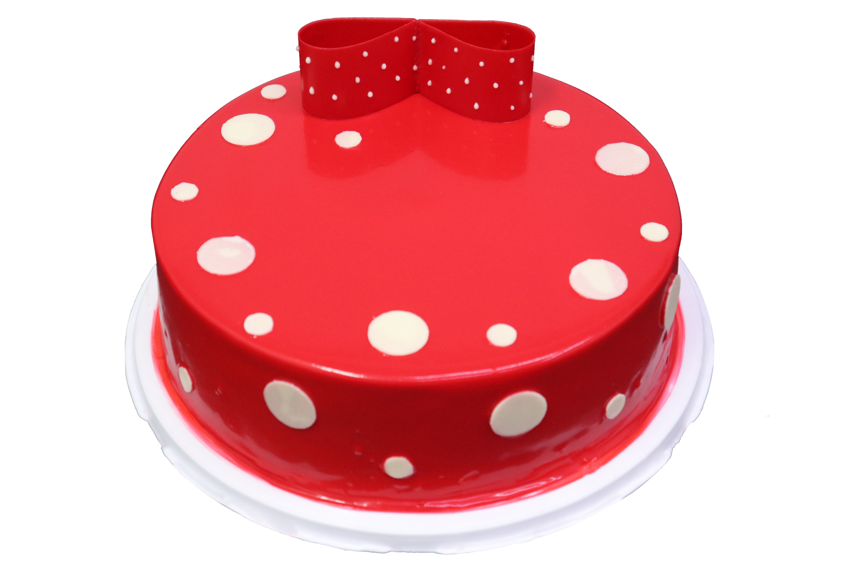 Red Bow Tie Cake