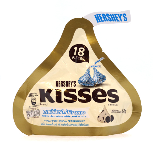 Hershey"s Kisses Cookies N Creme Chocolate 82 Gm