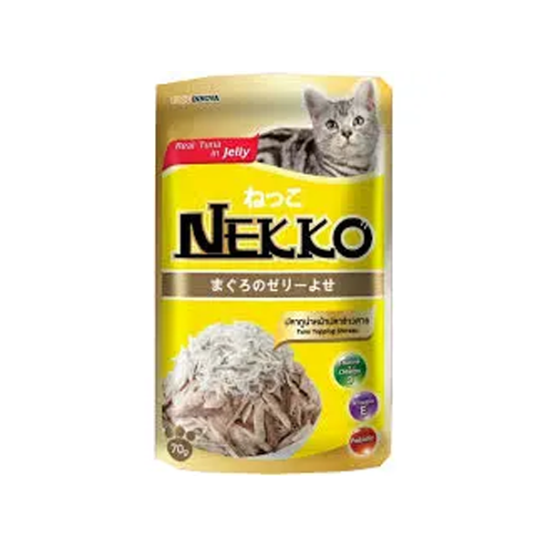 Nekko Cat Food Real Tuna Topping Shirasu 70gm