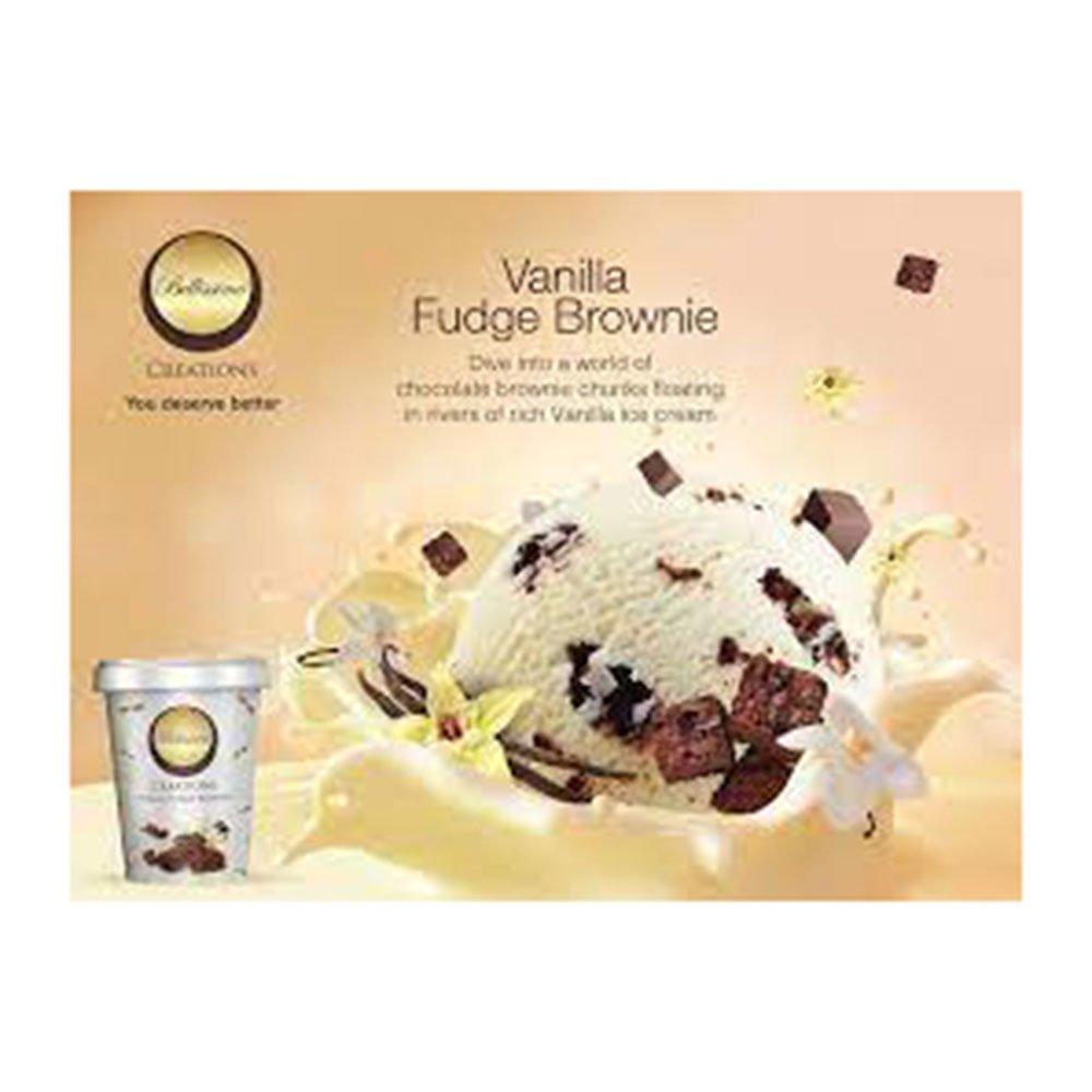 Bellissimo Vanilla Fudge Brownie 900ml