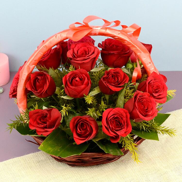 Perfect Rose Basket