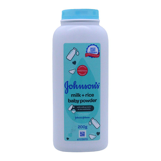 Johnsons Milk + Rice Baby Powder 200 Gm