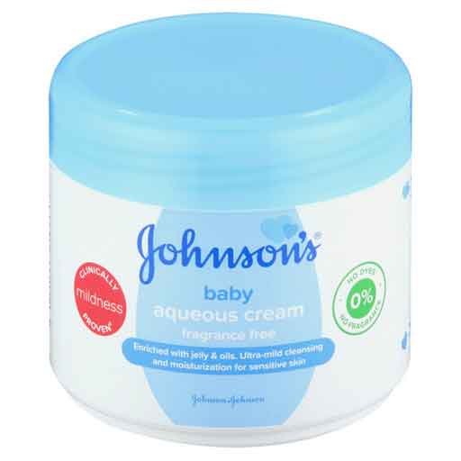 Johnsons Fragrance Free Baby Aqueous Cream Jar 350 Ml