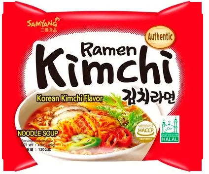 Ramen Noodles Korean Kimchi 5*120gm