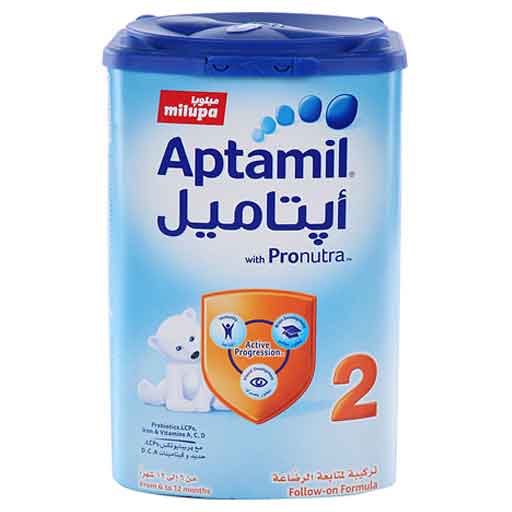 Aptamil 2 Advance Follow On Formula Powder Milk 900 Gm