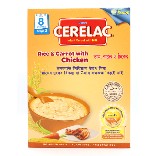 Nestle Cerelac R.&carrot With Chi. Bib Pack 350 Gm