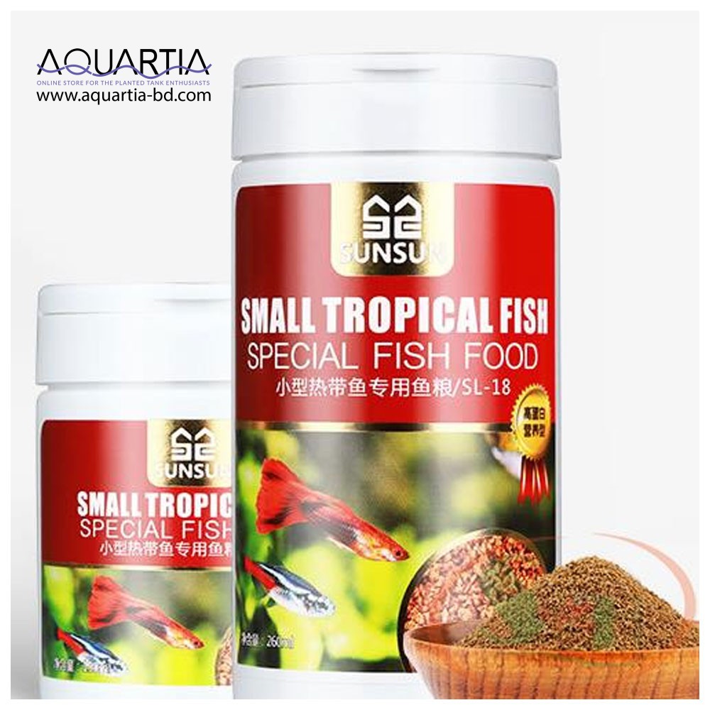 Sunsun Special Mix Fish Food For Small Fish Sl-15 (150ml/80gm)