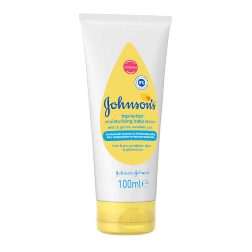 Johnsons Top To Toe Baby Cream Tube 100 Ml