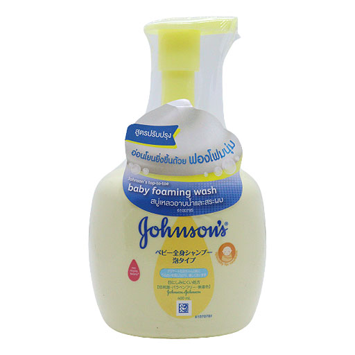 Johnsons Top-to-toe Foaming Baby Bath Pump 400 Ml