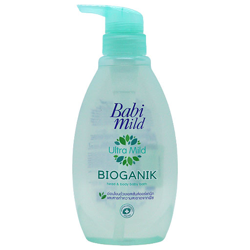 Babi Mild Bioganik Head & Body Baby Bath 400 Ml