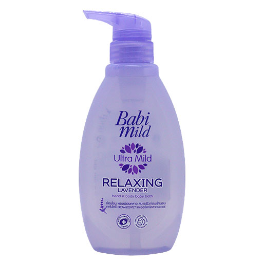 Babi Mild Lavender Head & Body Baby Bath 400 Ml
