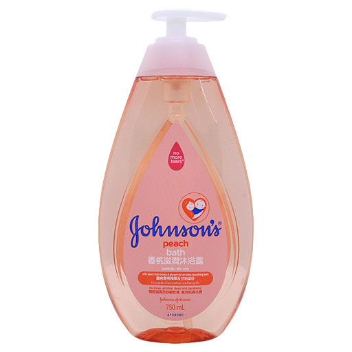 Johnsons Peach Baby Bath Pump 750 Ml