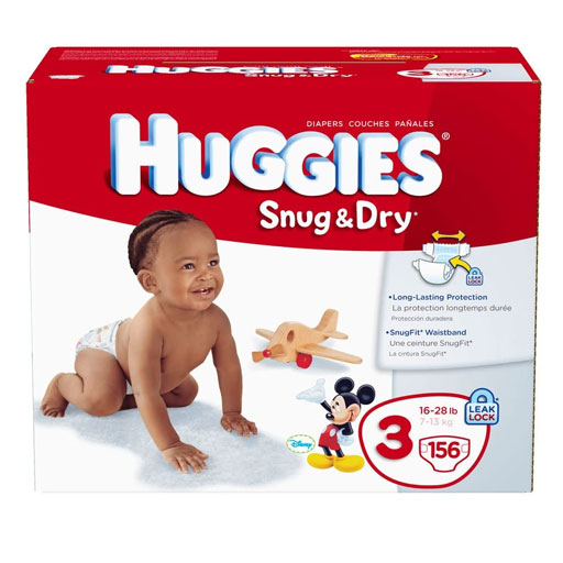 Huggies Snug & Dry Diaper Sz3 (7-13 Kg) 3 Pcs