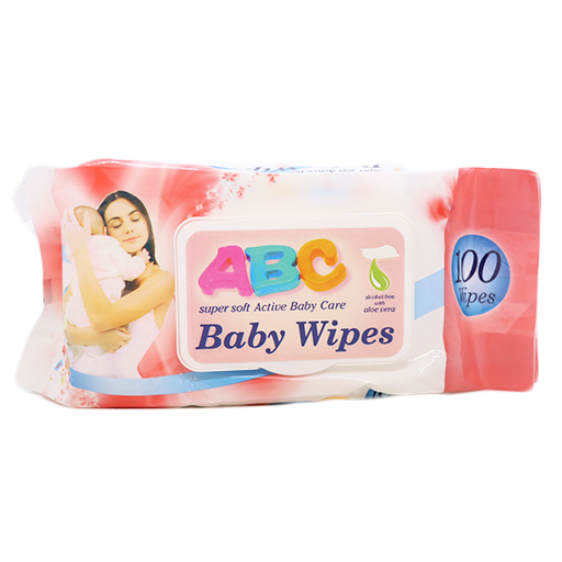 Abc Super Soft Active Aloe Vera Baby Wipes 100 Pcs