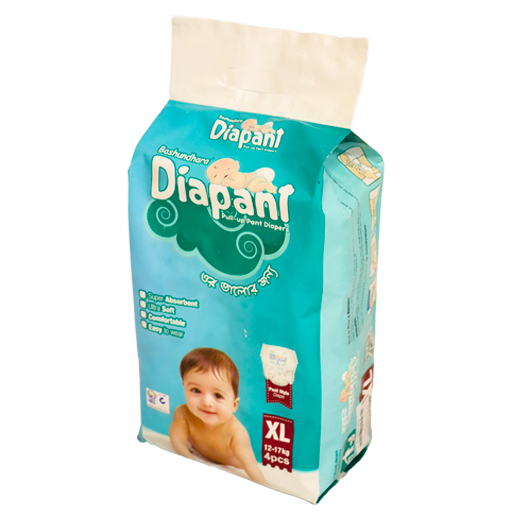 Bashundhara Diapant Xl (12-17 Kg) 4 Pcs