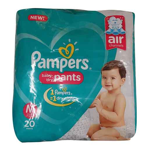 Pampers Baby Dry Pants Medium 7-12 Kg 20 Pants