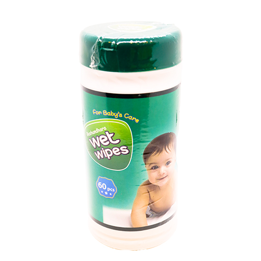 Bashundhara Baby Wet Wipes (s) Canister 60 Pcs