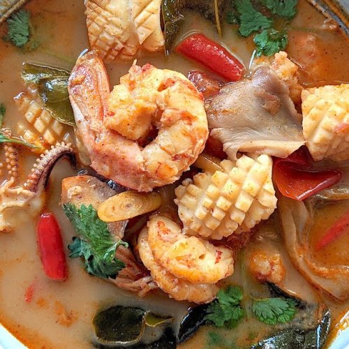 Tom Yum Seafood Soup