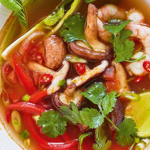 Tom Yum Prawn Soup