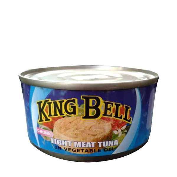 Kingbell Chnk Lghtmeat Tunain Vegoil 185 Gm