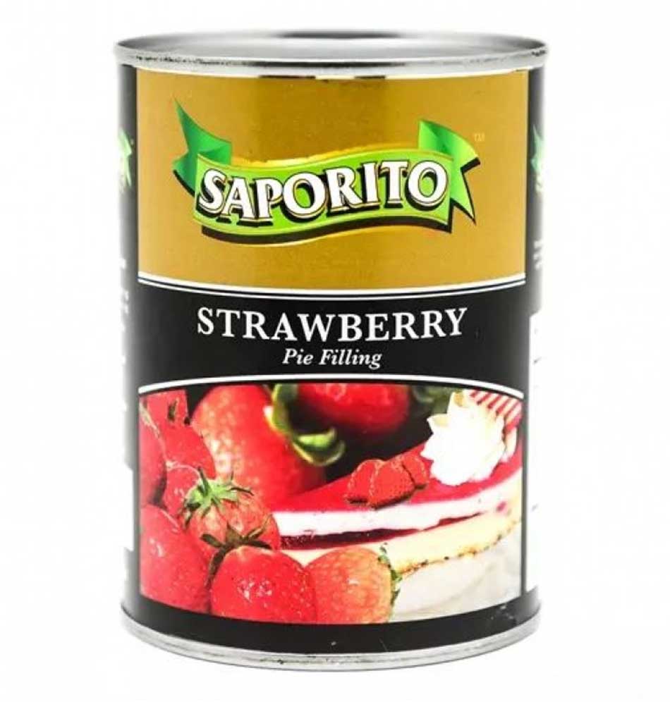 Saporito Strawberry Pie Filling 595g