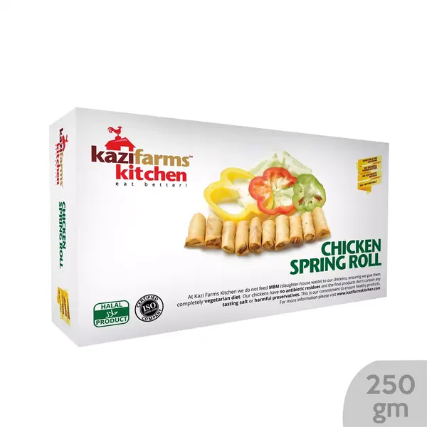 Kazi Farms Chicken Spring Roll 250gm