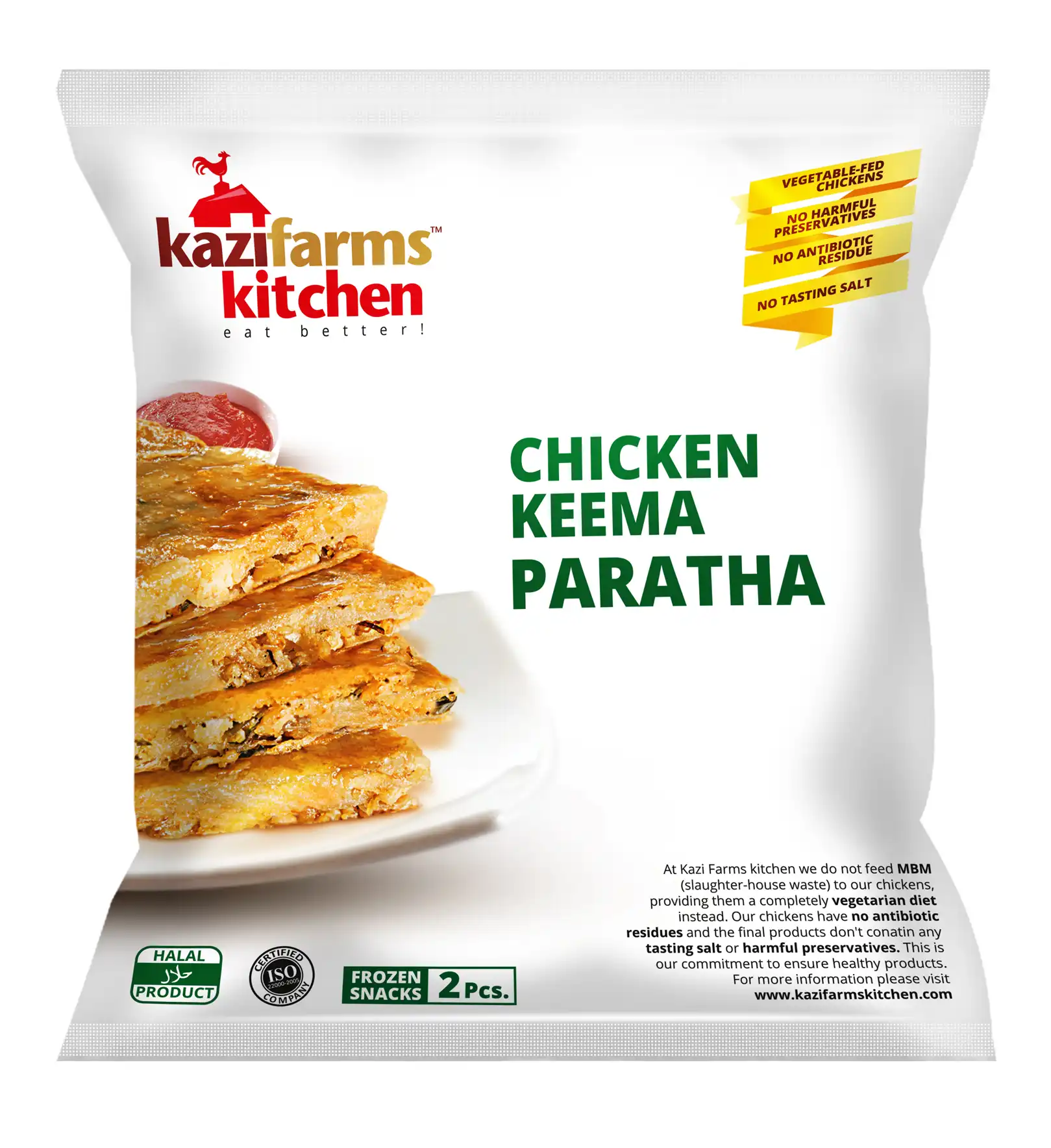 Kazi Farms Chicken Keema Paratha 250gm